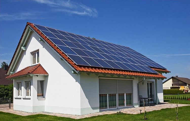 Solar electric system and home