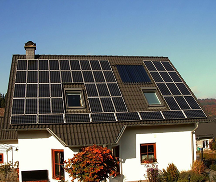 Solar energy application of home